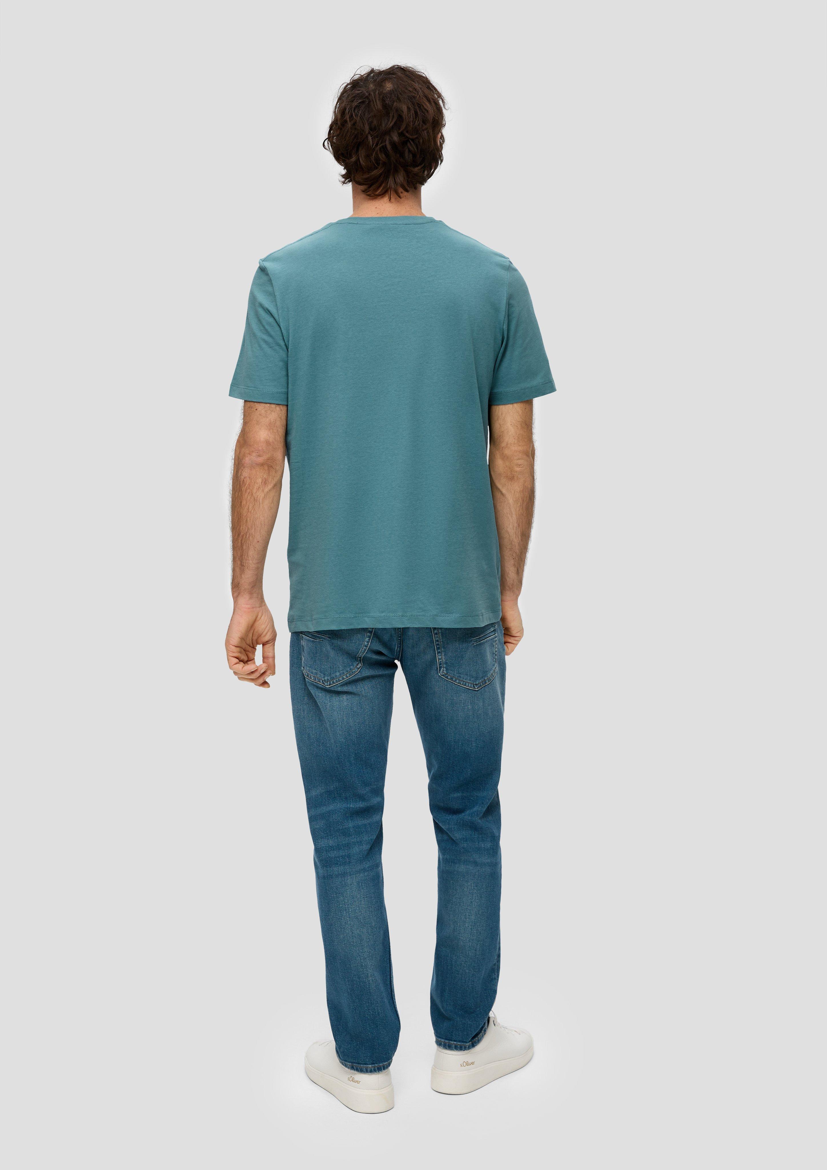 T-Shirt mit Labelprint  2141455-6565