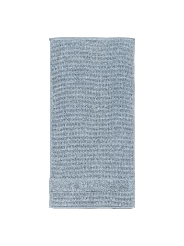 Schiesser 4er-Set: Handtücher Turin in Hellblau günstig kaufen 50 x 100 cm
