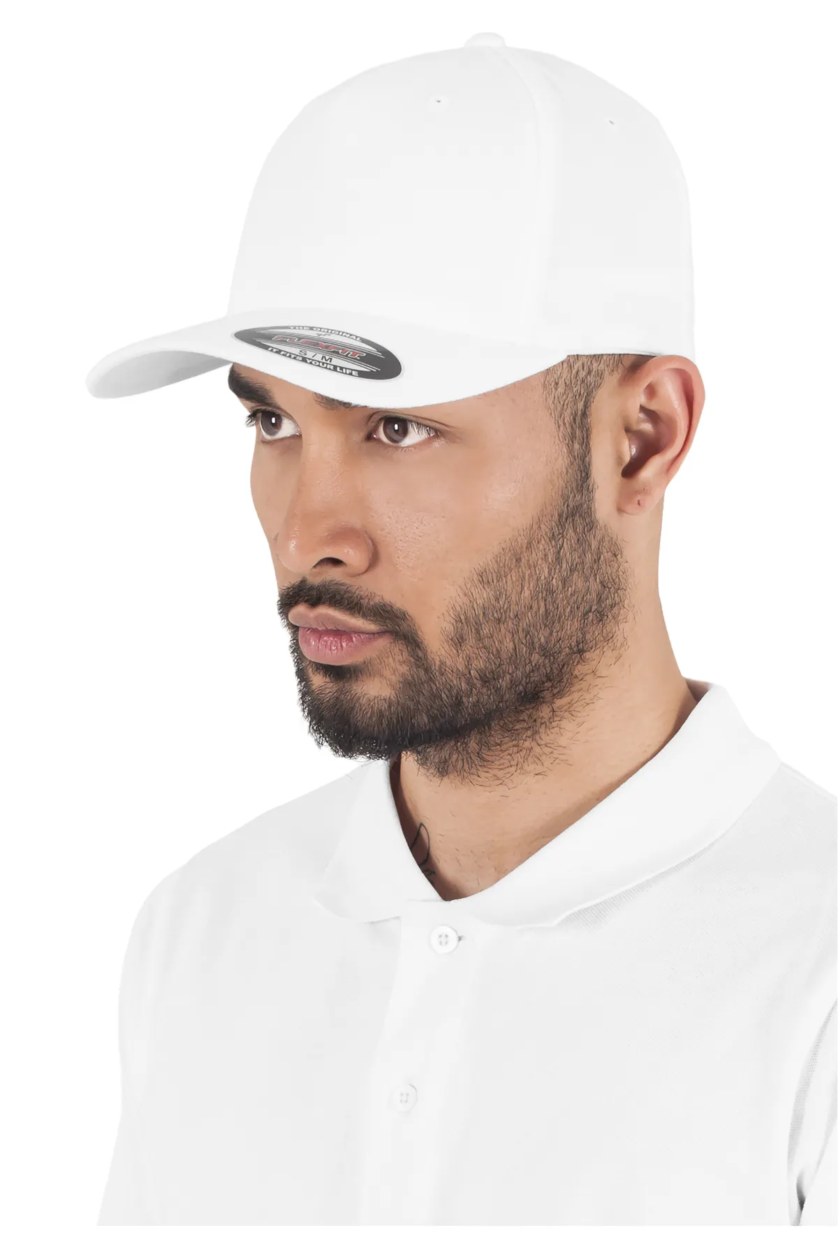 Flexfit  Cap - Weiß