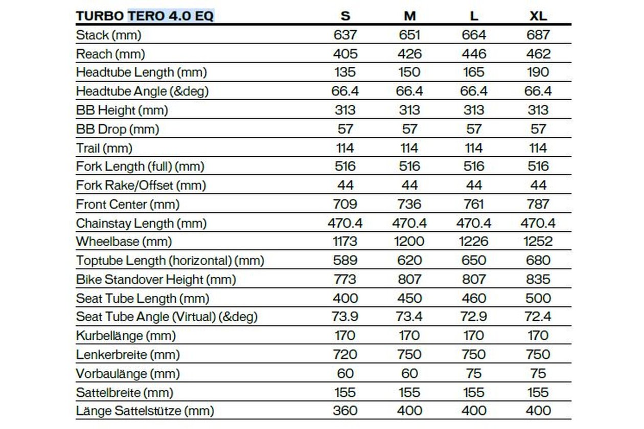 Specialized Tero 4.0 EQ - 710 Wh - 2022 - 29 Zoll - Diamant