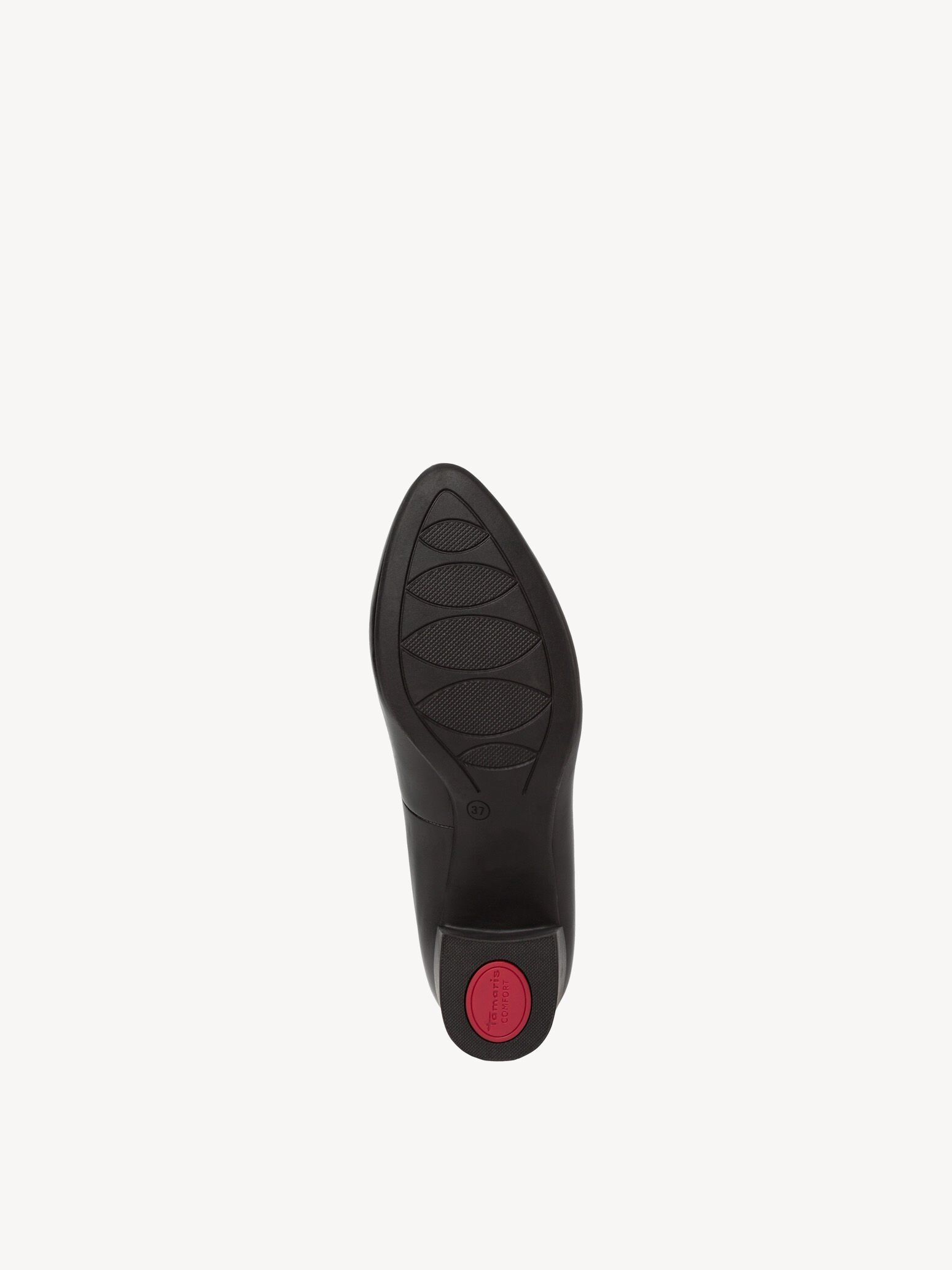 Escarpin en cuir - noir