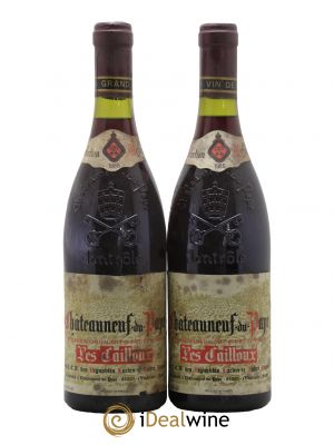 Châteauneuf-du-Pape Les Cailloux André Brunel  1986 - Lot de 2 Bouteilles