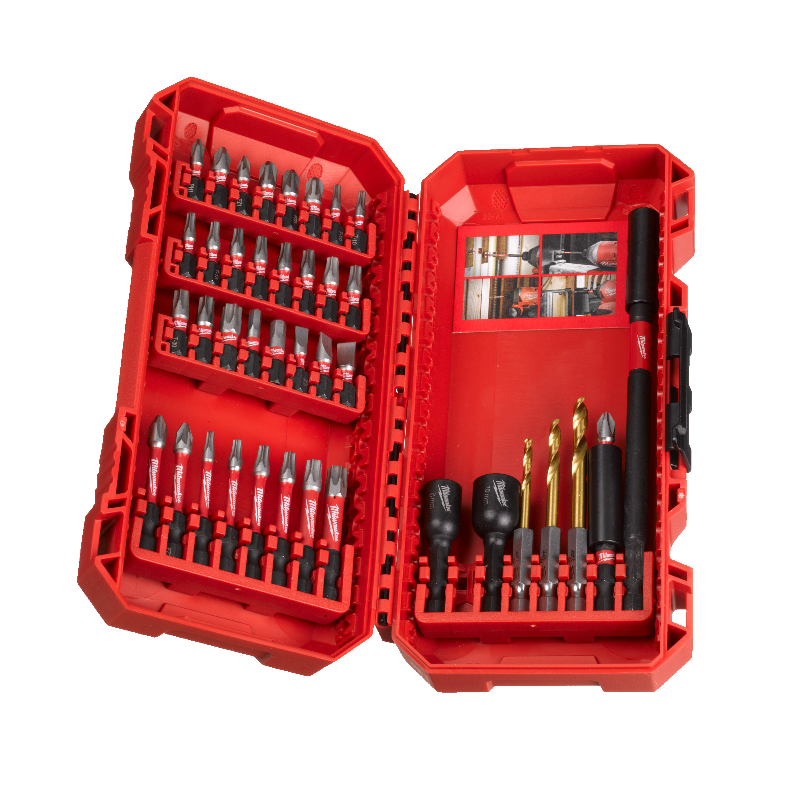 Milwaukee Accessories 4932492004 Set de biți de impact SHOCKWAVE 40 de piese