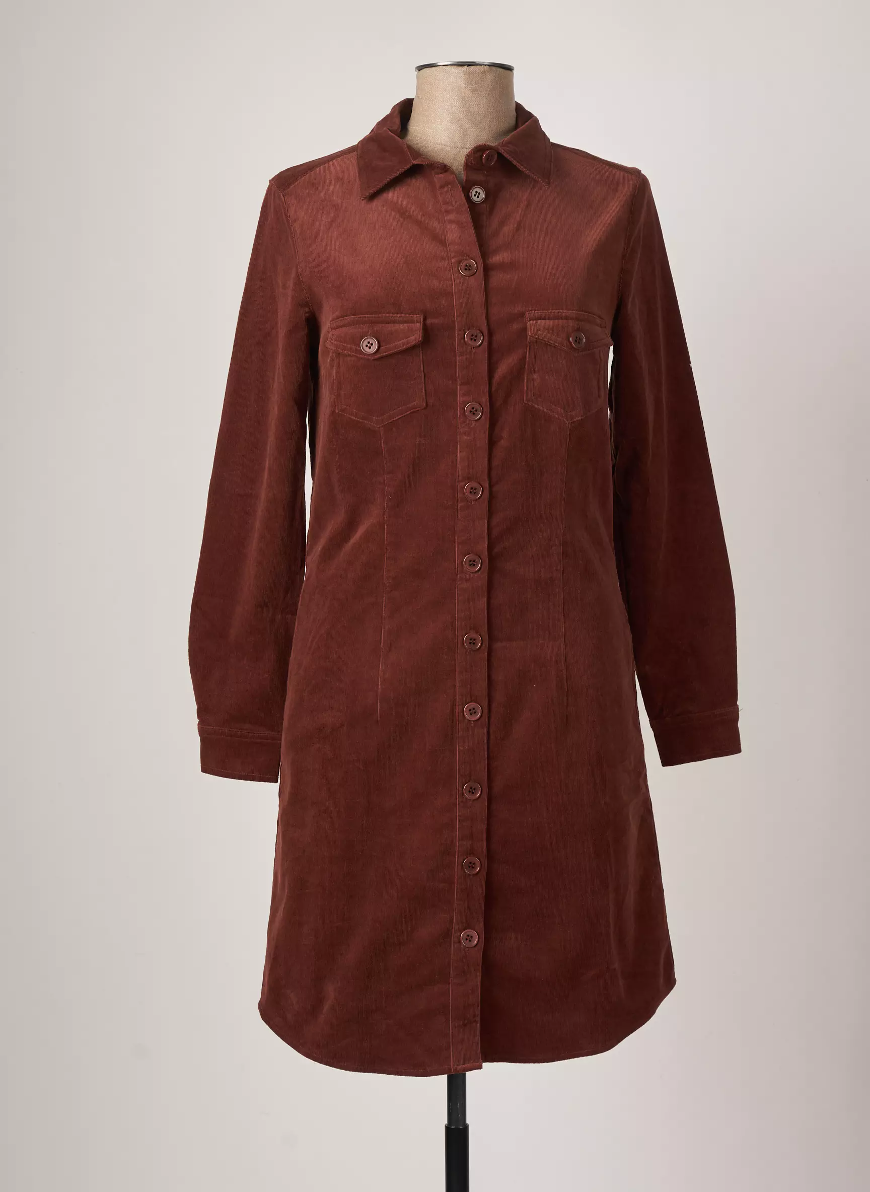 Zilch Robes Mi Longues Femme couleur marron