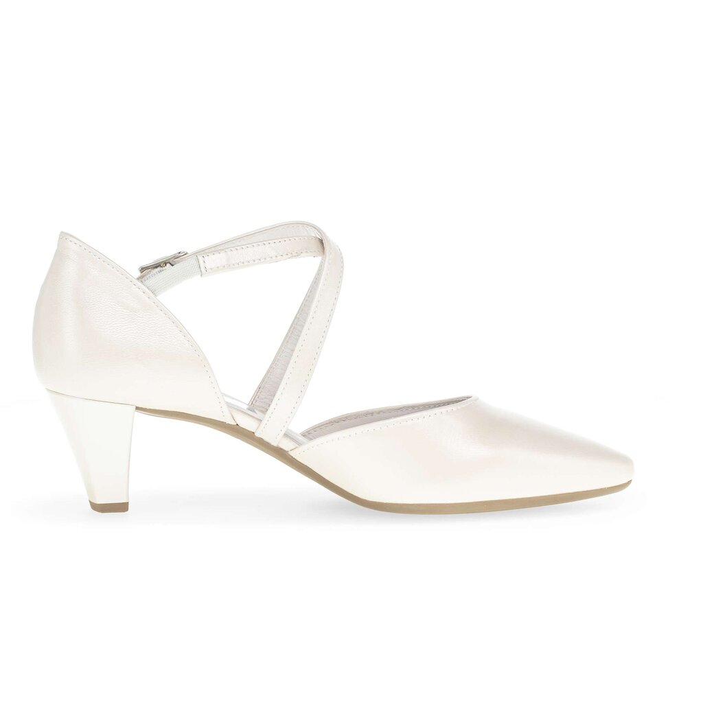 Gabor fashion Spangenpumps weiß