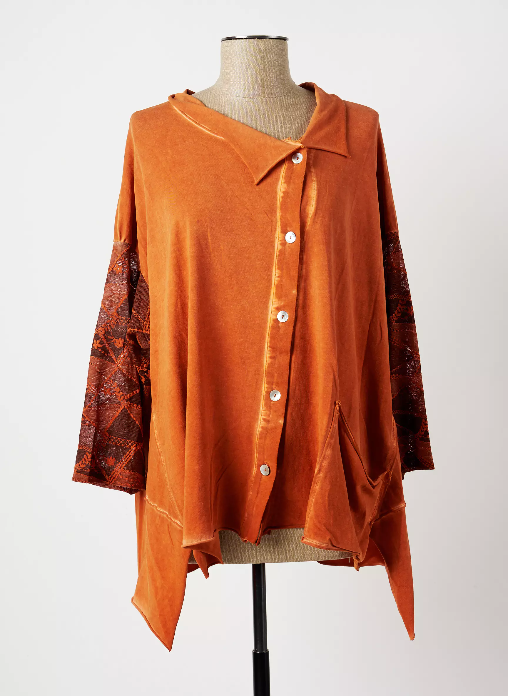 Luukaa Vestecasual Femme couleur orange