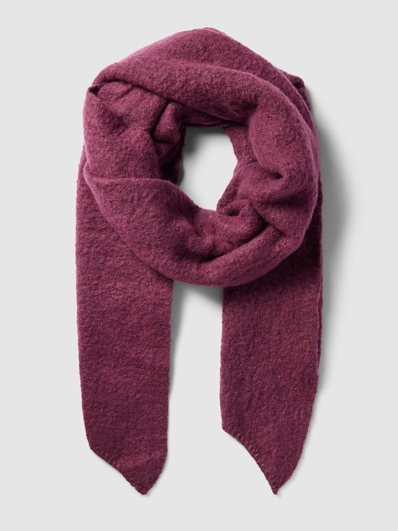 Schal in unifarbenem Design Modell 'PYRON' in bordeaux rot