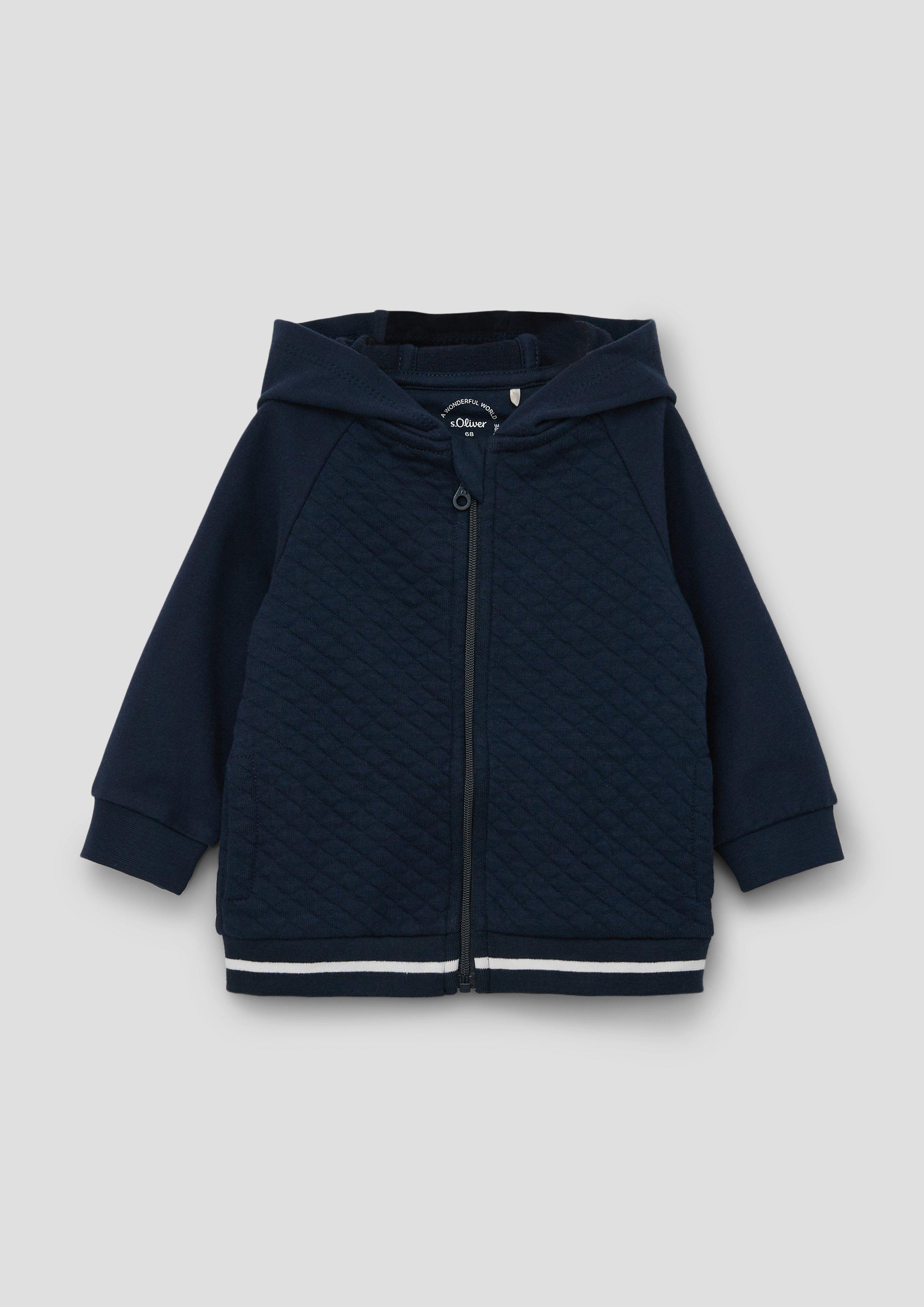 Sweatjacke mit Steppung  2140130-5952