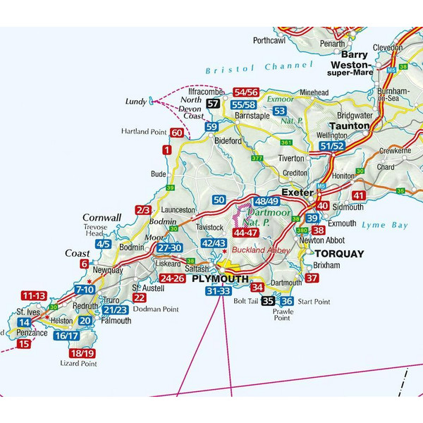 KOMPASS Wanderführer Cornwall und Devon - Wanderführer