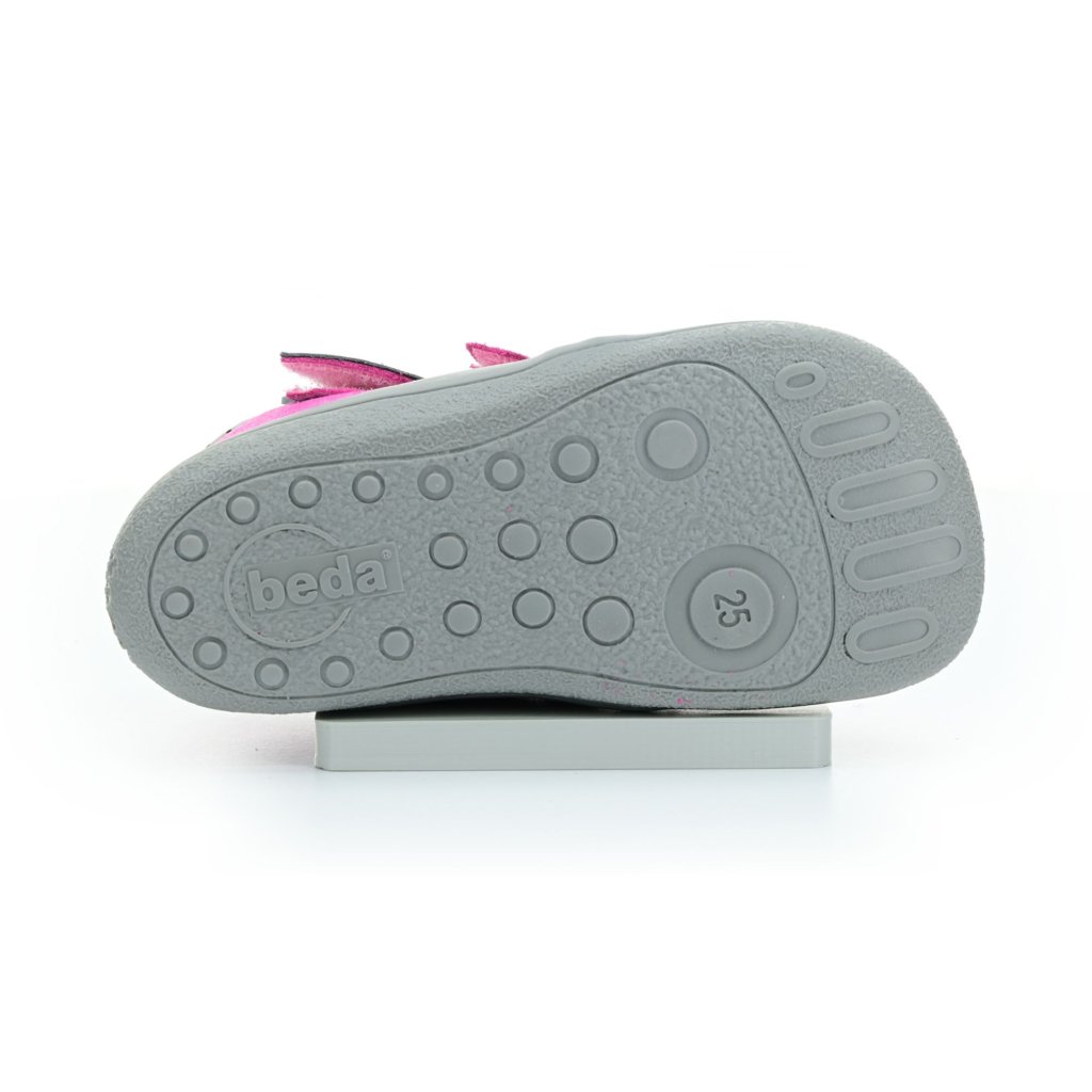 Beda Janette mit Membran (BF 0001/W/M/2) rosa Barfuß-Stiefeletten