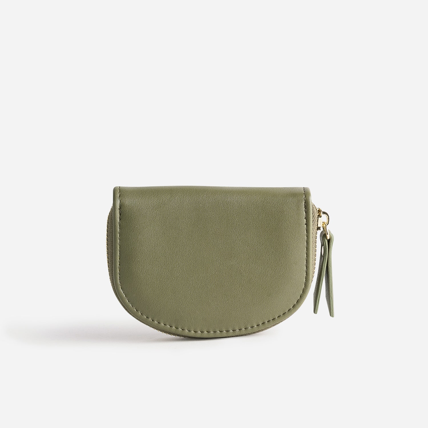 Porte-monnaie vert kaki