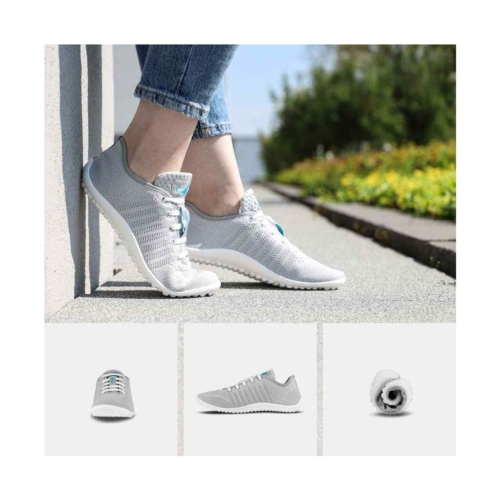 Leguano Go Grey Barfussneakers