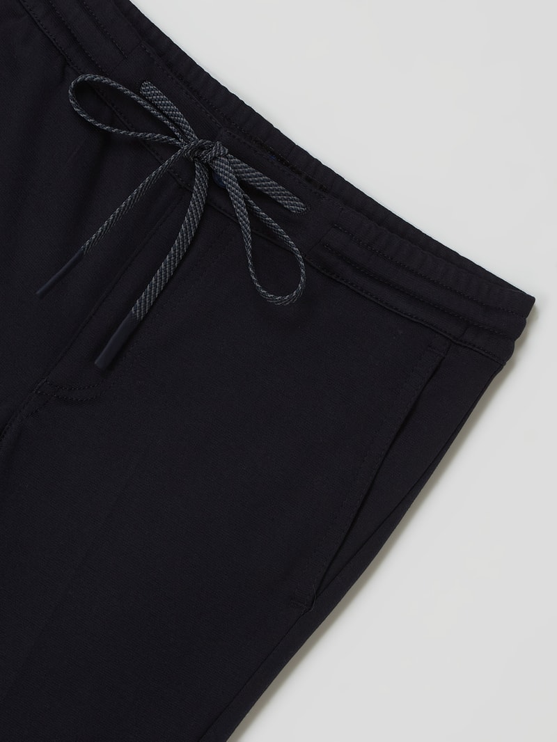 Jogpants mit Stretch-Anteil in marineblau