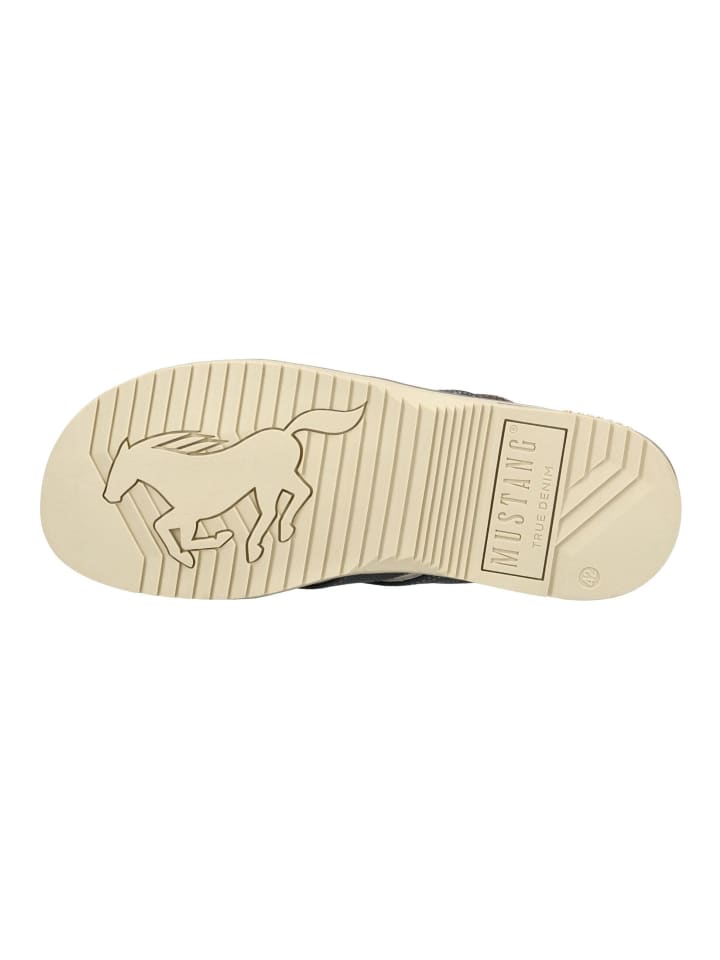 Mustang Pantoletten in Navy günstig kaufen