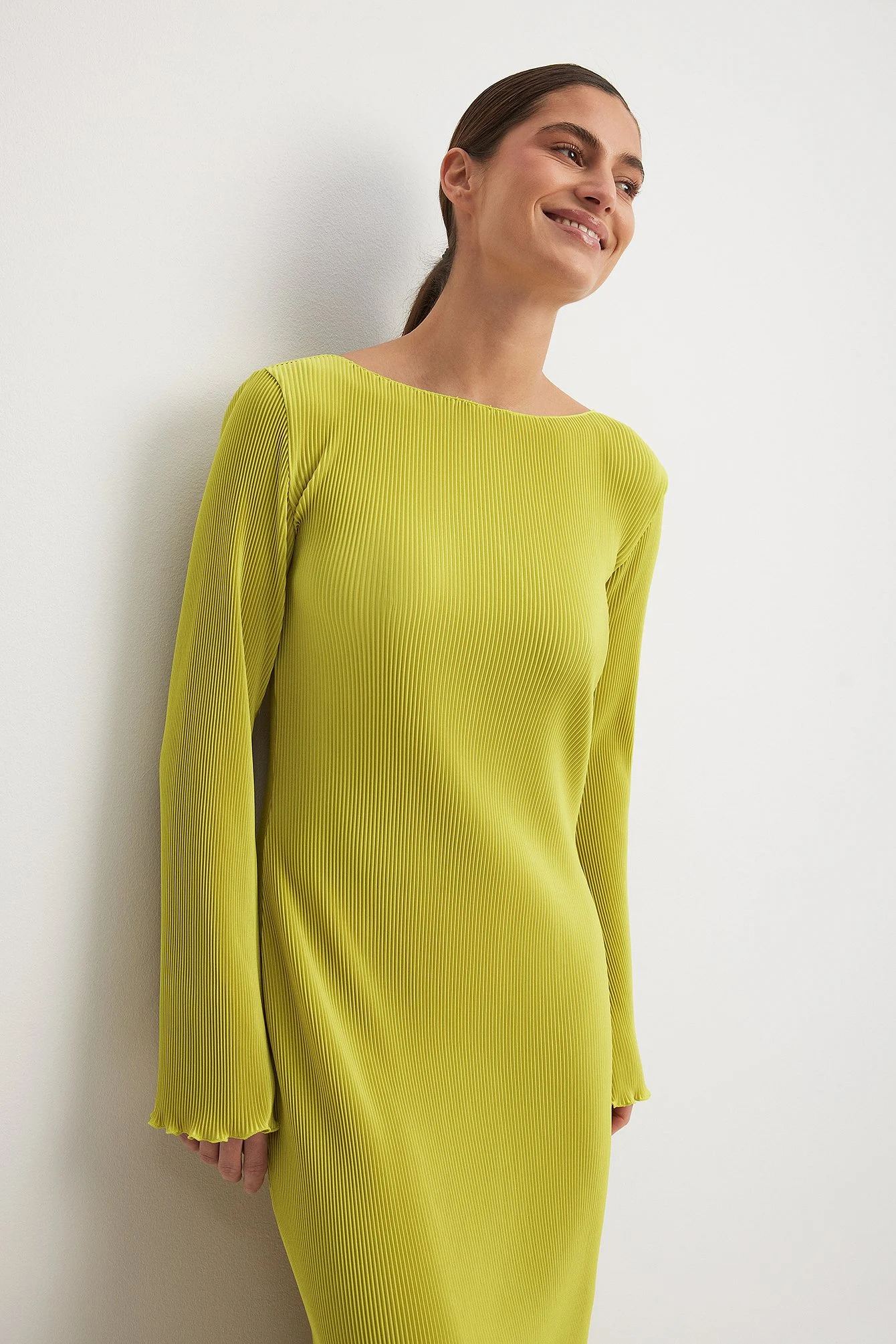 Midikleid mit Falten