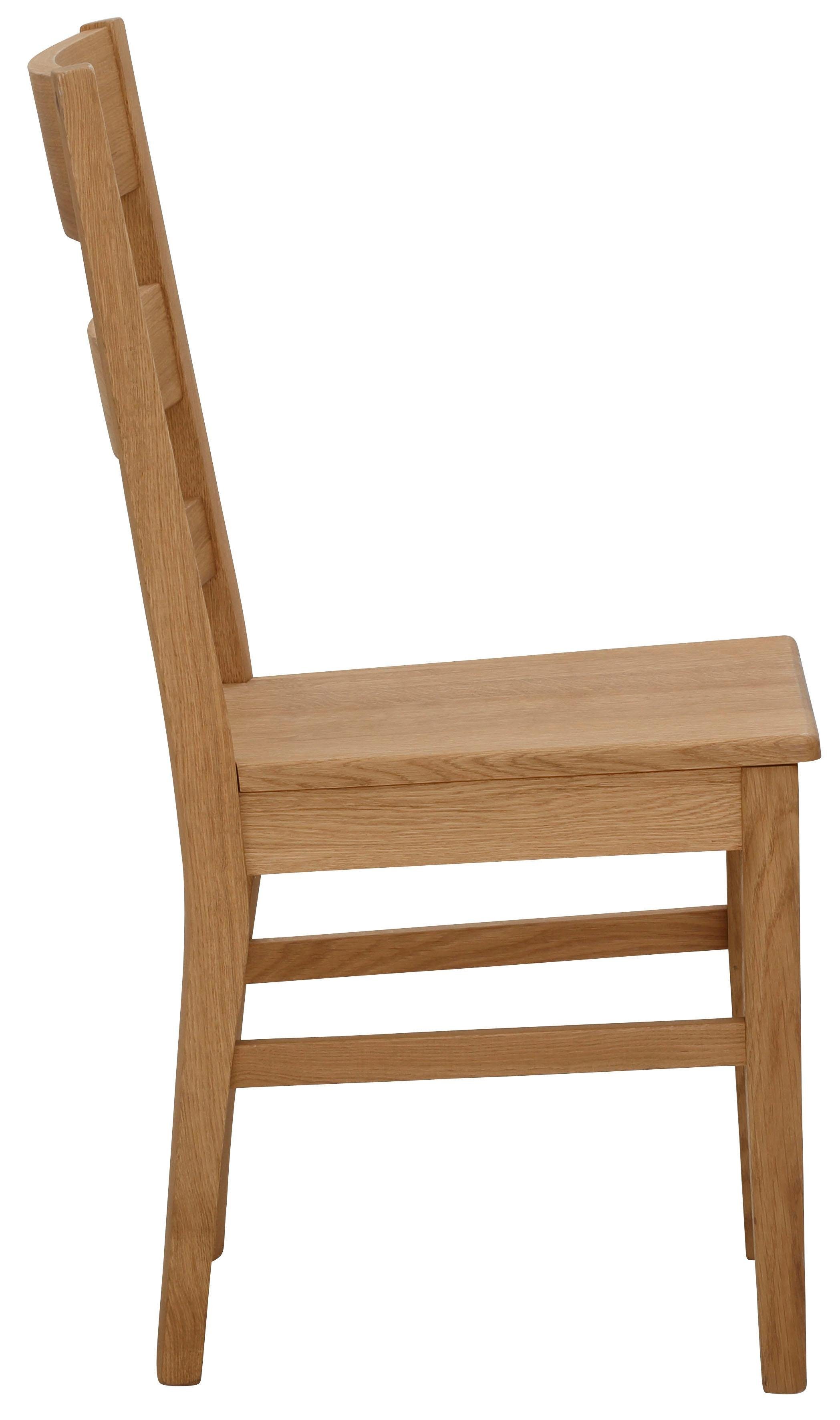 Home affaire Stuhl Paul (Set, 2 St), aus massiver Eiche