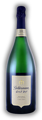 Geldermann Grand Brut 1,5 Liter Magnum Geldermann Grand Brut 1,5 Liter Magnum Klare goldene Farbe, feinperlig, ausgewogen, rund und trocken. 1,5	 Liter - Vol 12,0%