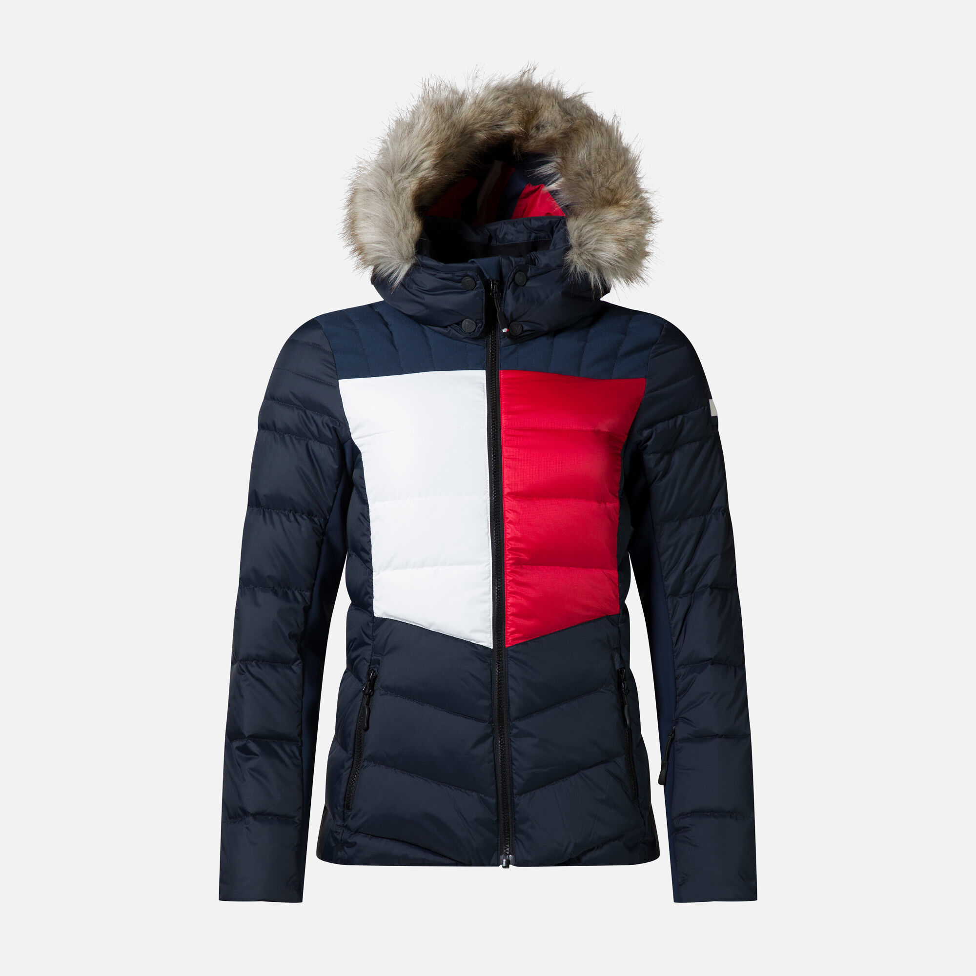 Tommy Hilfiger Doudoune Fourrure Synthétique Flag Femme