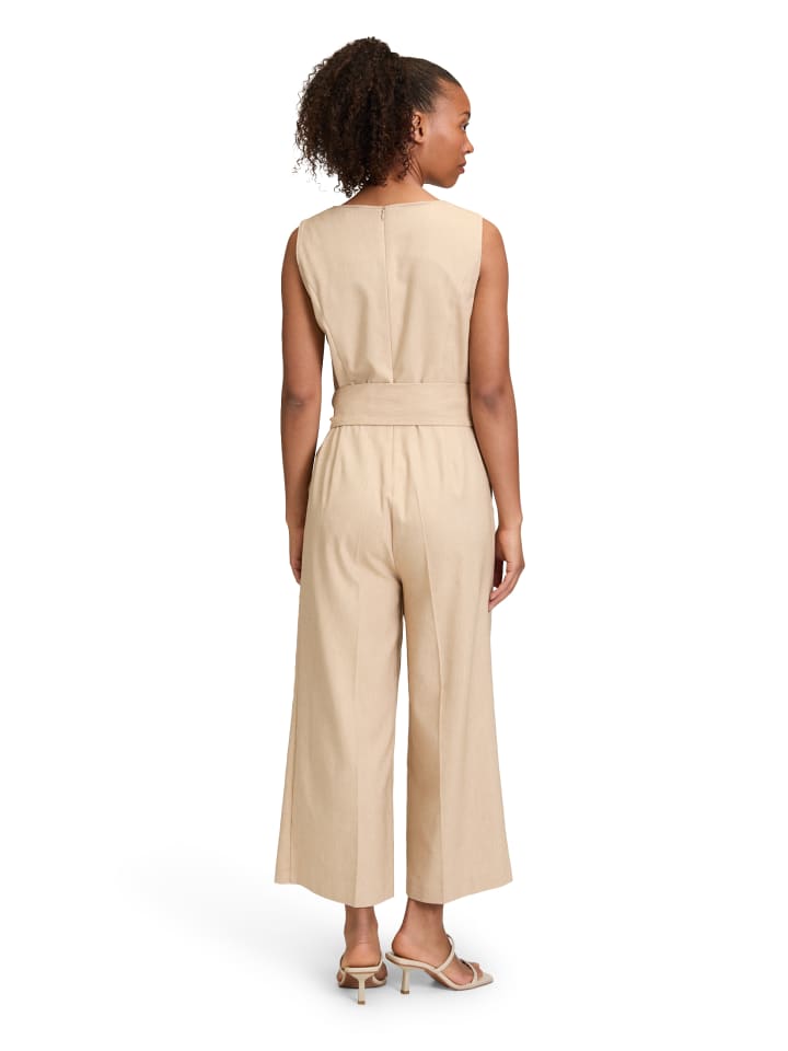 Betty Barclay Jumpsuit mit Eingrifftaschen in Beige günstig kaufen