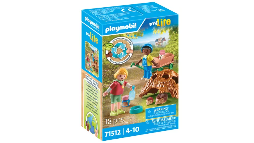 PLAYMOBIL 71512 - my Life - Pflege der Igelfamilie