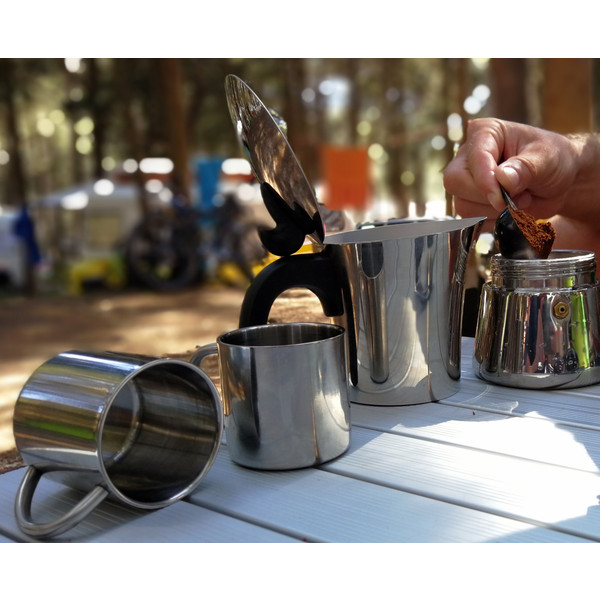 ESPRESSO MAKER EDELSTAHL 6 TASSEN - Kaffeepresse
