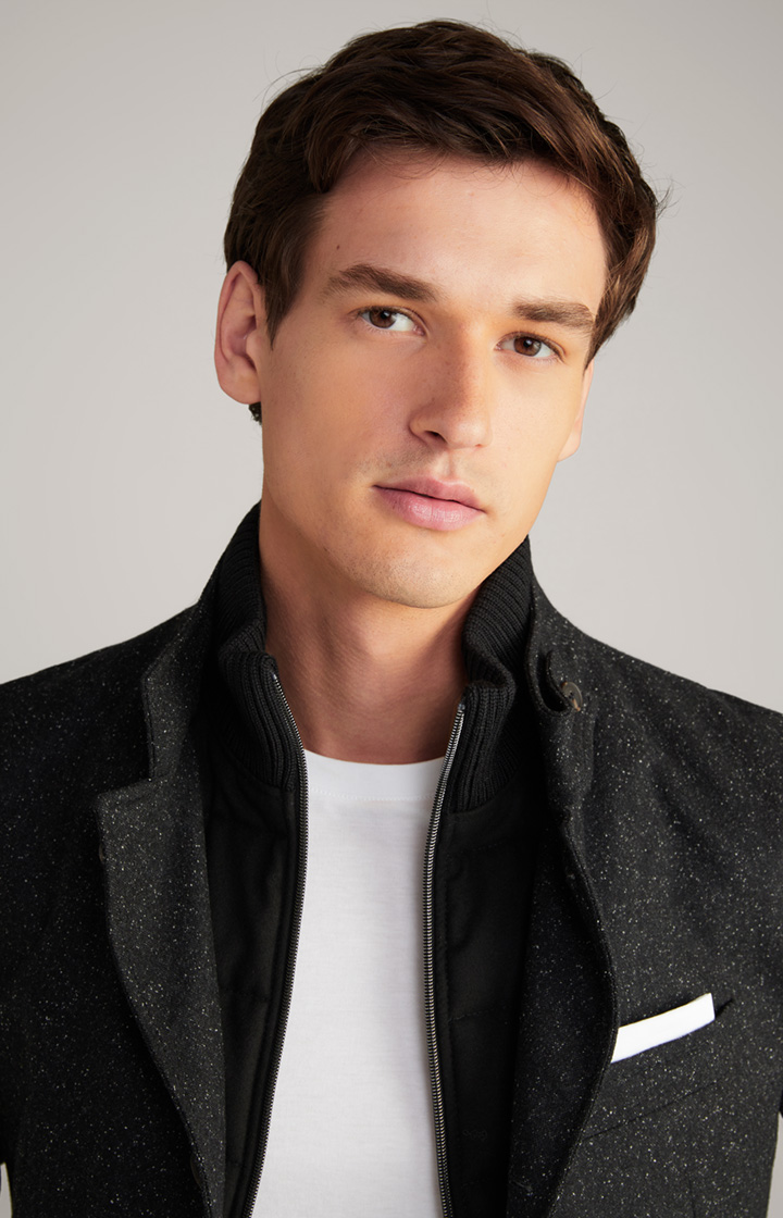 Sakko Hectar in Schwarz meliert
