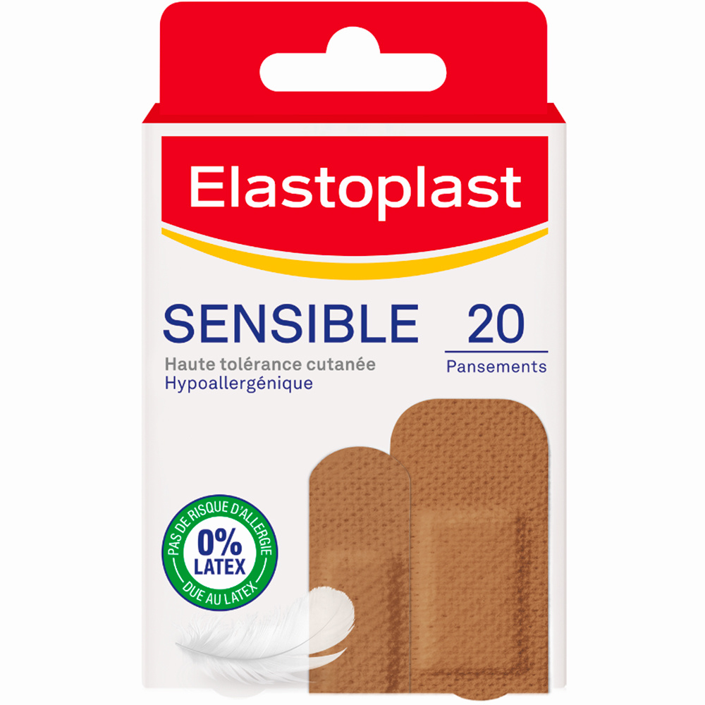 elastoplast Elastoplast Pansements Sensibles 20 pansements (teinte 2) Pansements