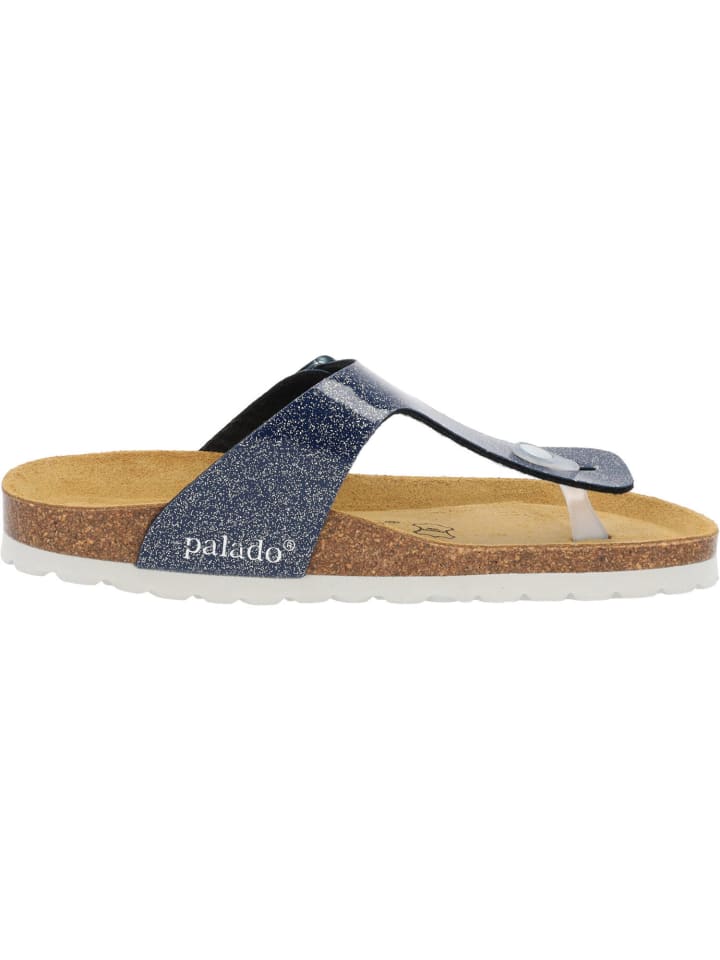 palado Zehentrenner in blau glitzer günstig kaufen 38