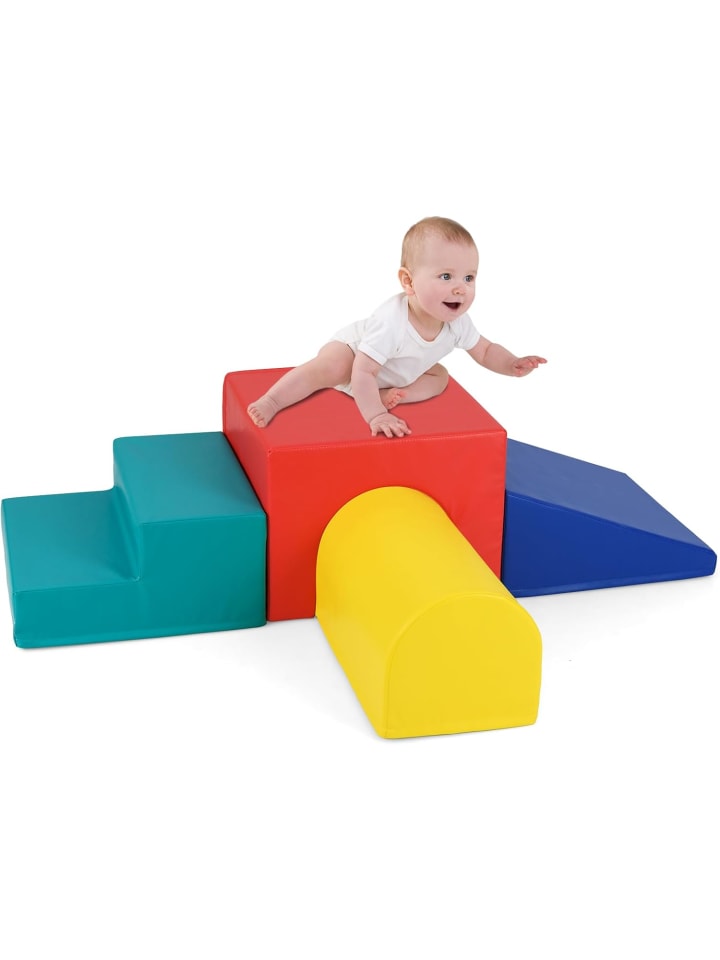 COSTWAY 4 TLG. Schaumstoffbausteine in Rot günstig kaufen onesize