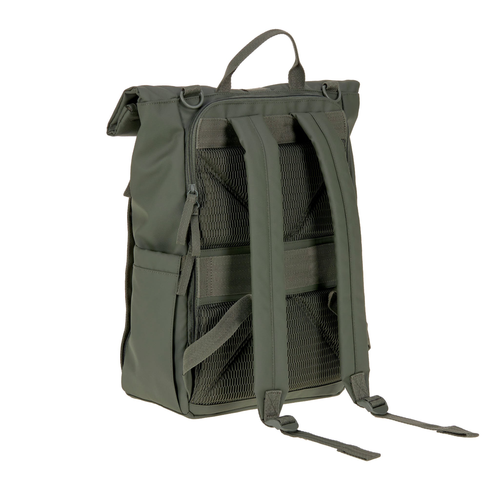 Wickelrucksack - Rolltop Up Backpack, Oliv