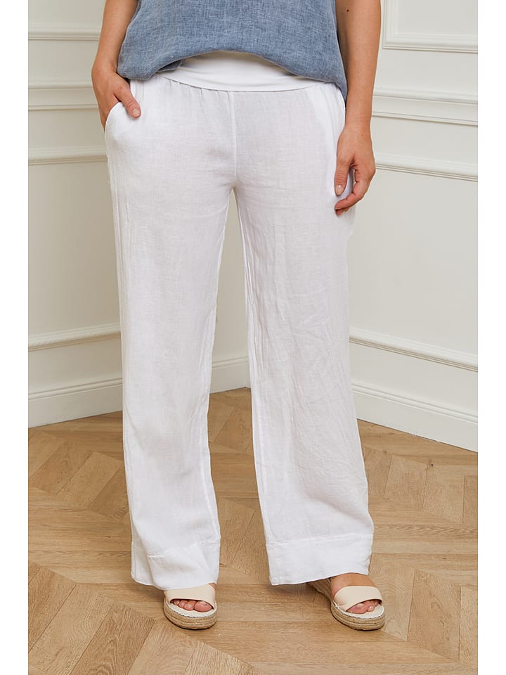 Curvy Lady Leinen-Hose 