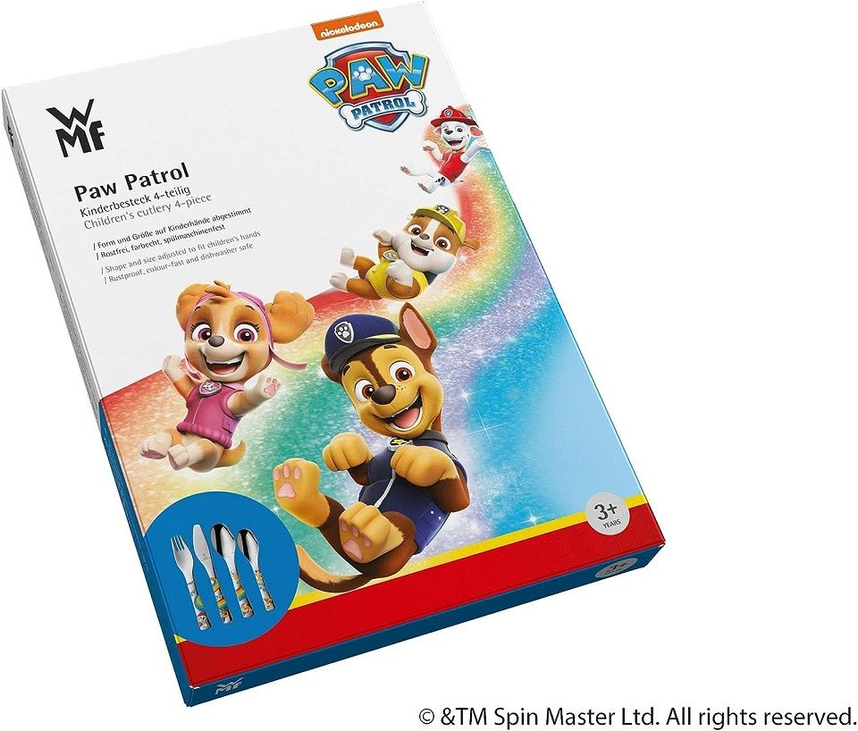 WMF 4-tlg Kinderbesteck Set Paw Patrol
