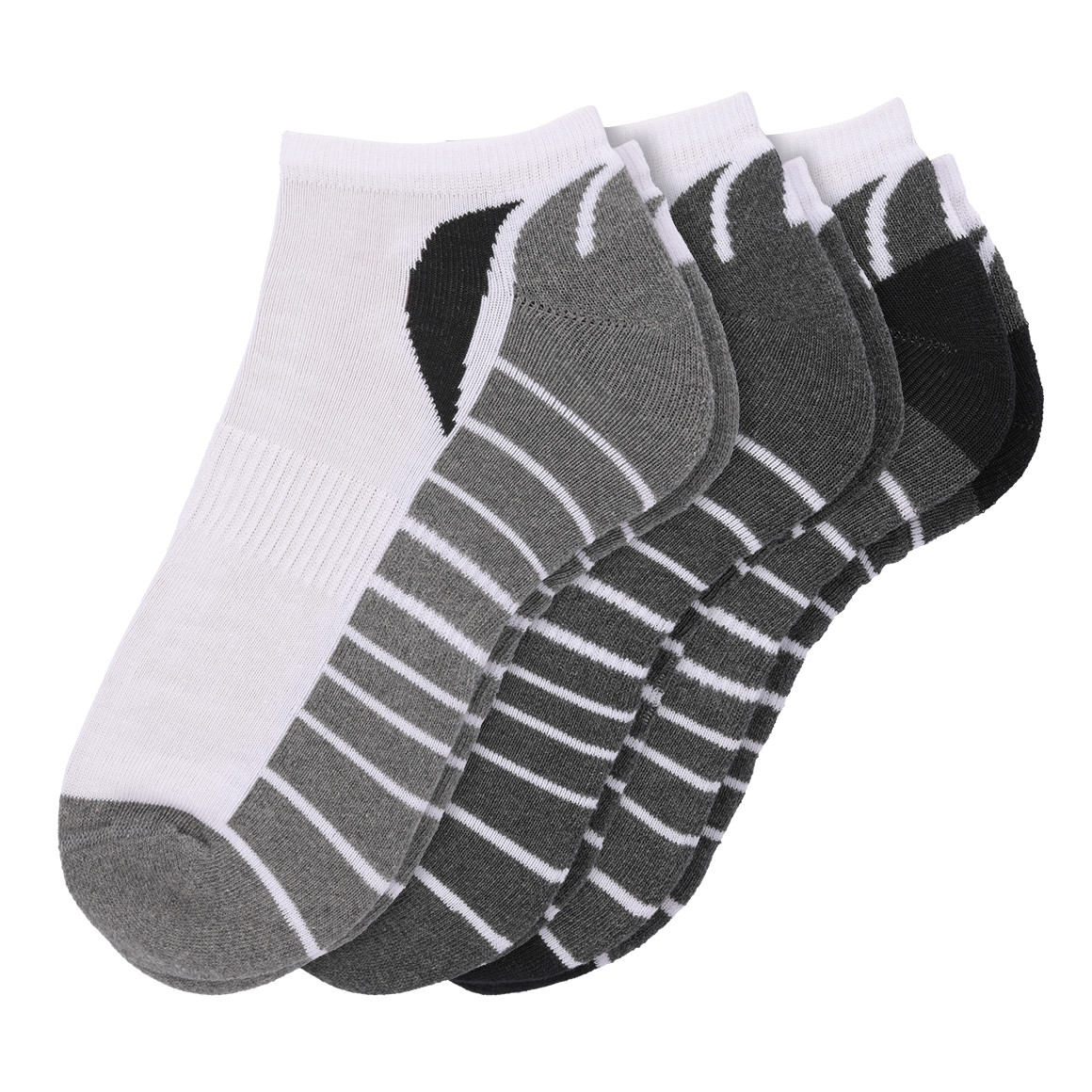 3 Paar Herren Trekking-Sneaker-Socken im Set