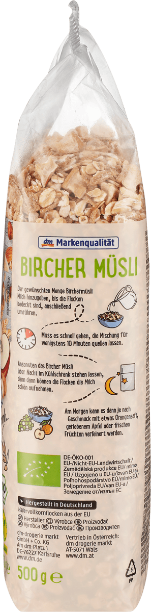 Müsli, Bircher nach Schweizer Art, 500 g