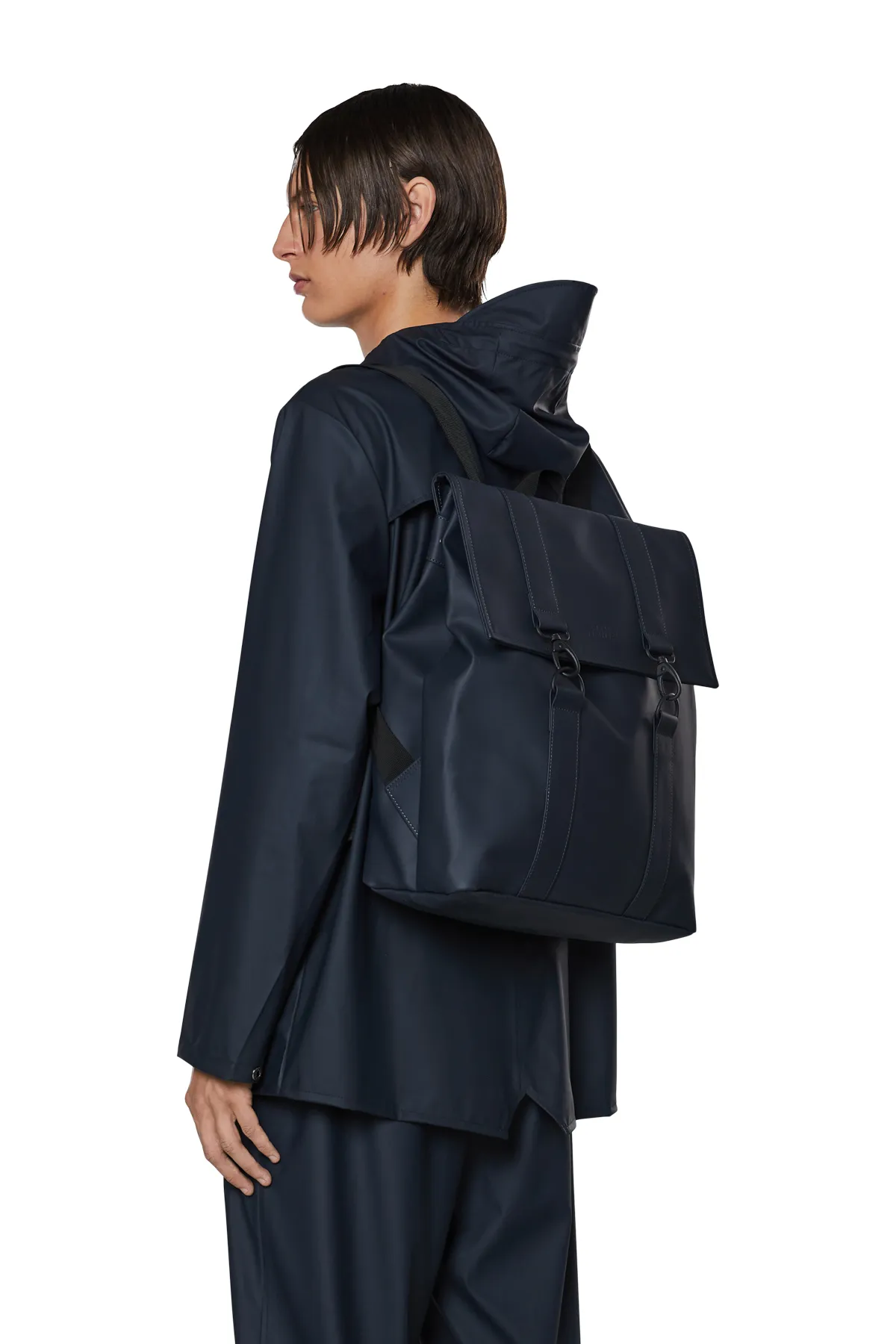 Rains  Rucksack - Dunkelblau - Unifarben