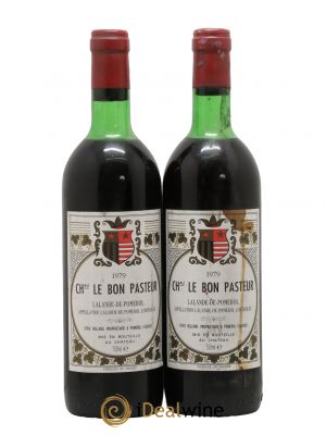 Lalande-de-Pomerol Château le Bon Pasteur 1979 - Lot de 2 Bouteilles