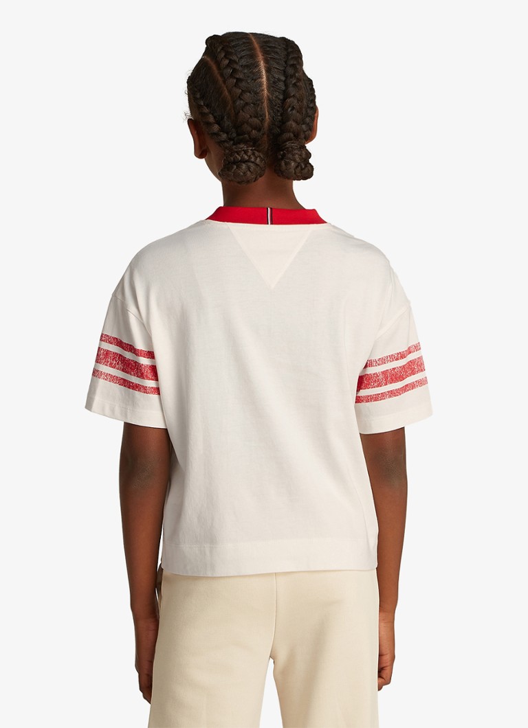 Tommy Hilfiger -t-paita, jossa on logopainatus