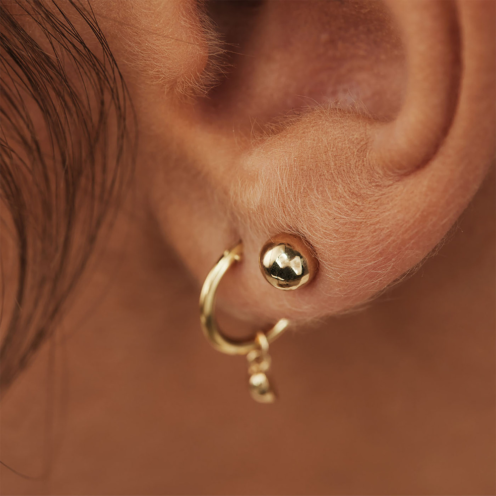 Isabel Bernard Rivoli Boucles d'oreilles - Or 585 / Or 14 carats Boucles d'oreilles