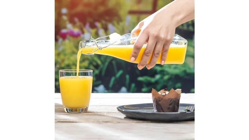 HI Glasflasche mit Bügelverschluss 500ml
