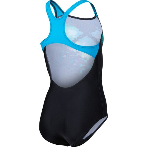 KINDER SCHWIMMANZUG GIRL'S MULTI PIXELS SWIMSUIT SWIM PRO BACK L