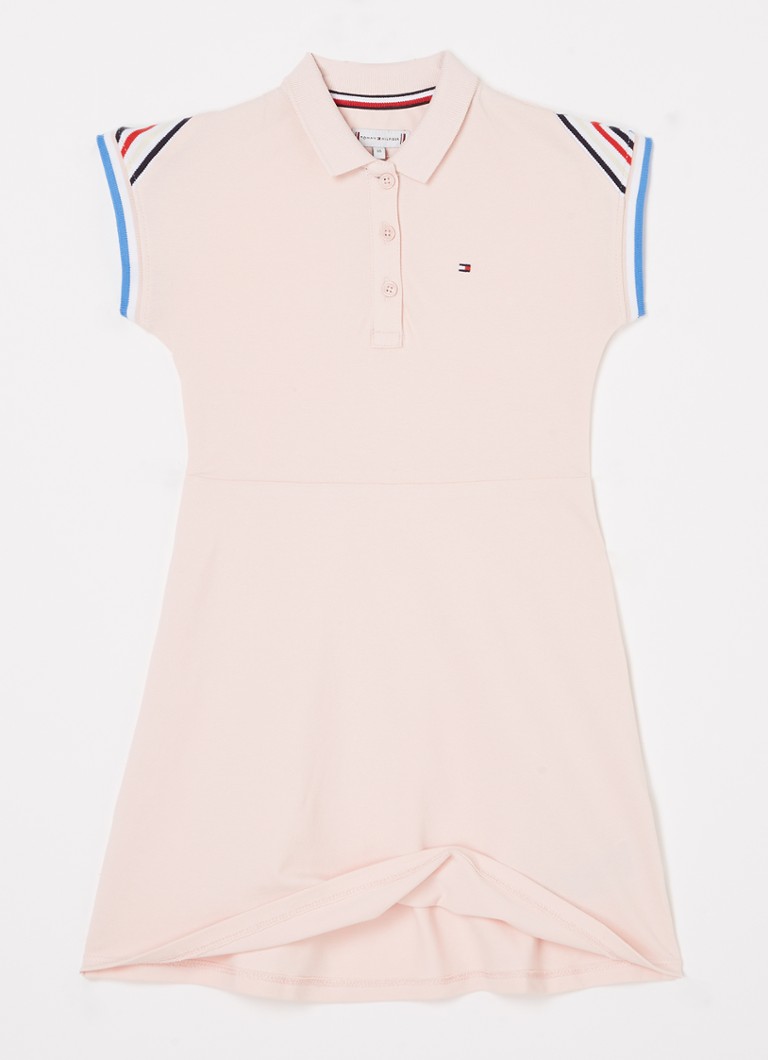 Rochie polo Tommy Hilfiger din bumbac piqué cu logo brodat