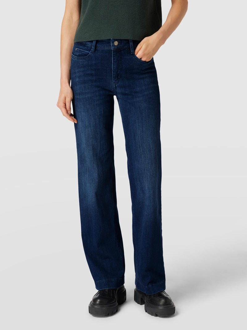 Jeans im 5-Pocket-Design Modell 'DREAM WIDE' in blau