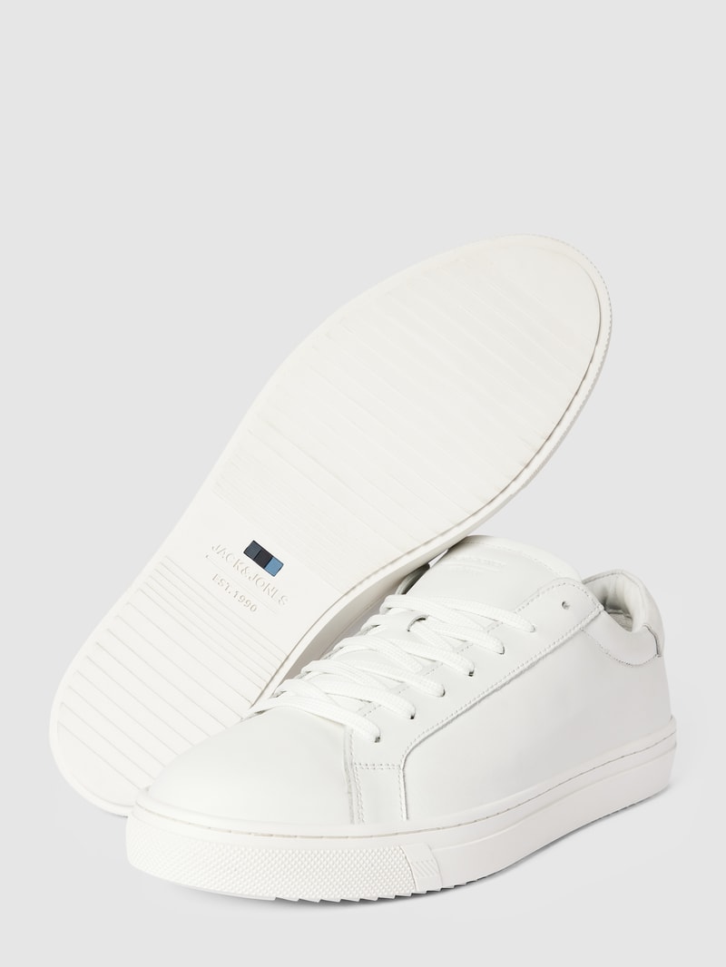 Sneaker aus Leder mit Label-Detail Modell 'RADCLIFFE' in weiß
