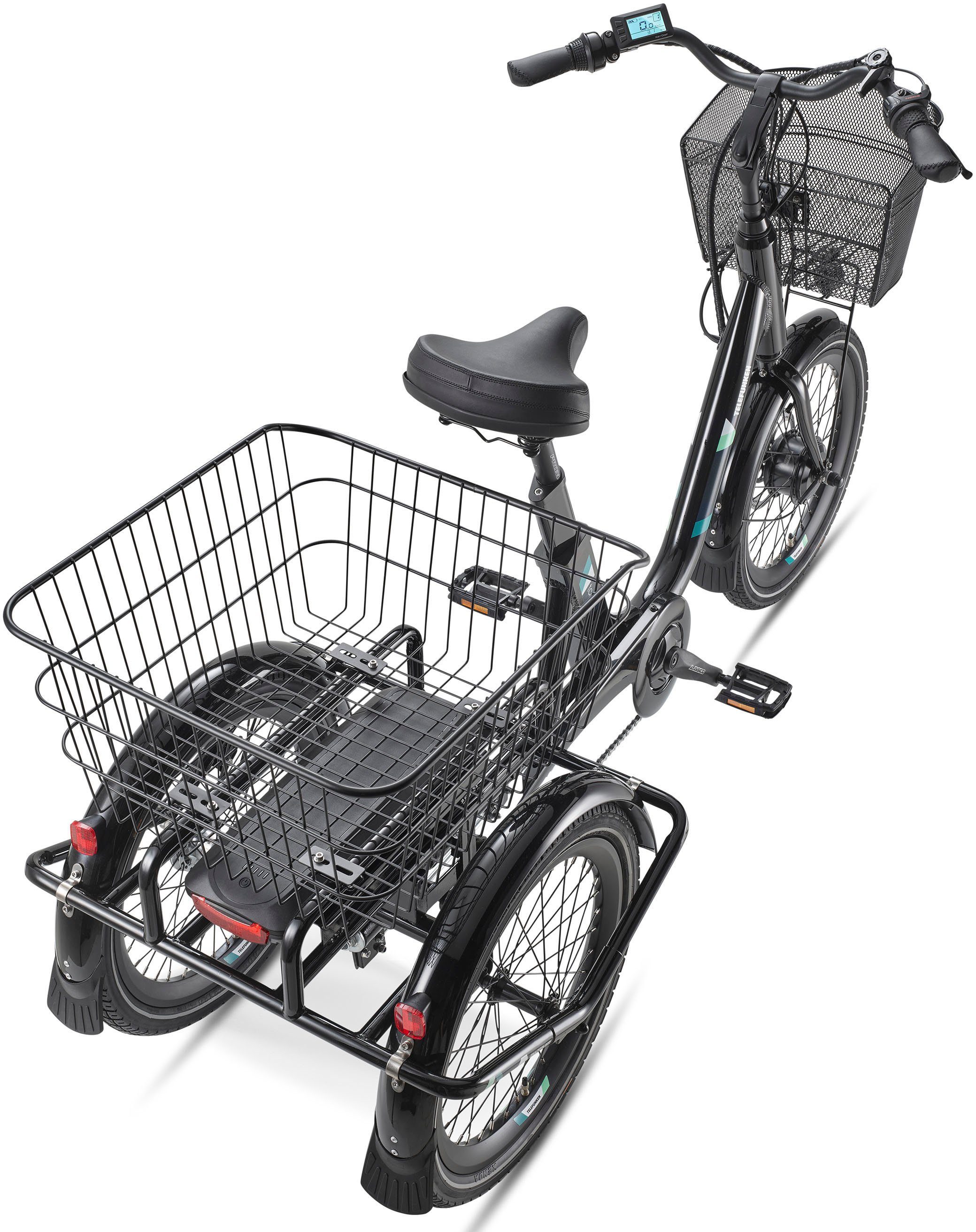 Telefunken E-Bike TC500, 3 Gang, Nabenschaltung, Frontmotor, 540 Wh Akku
