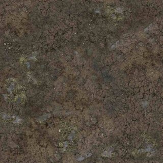 Battle Systems - Muddy Streets Gaming Mat 2x2 - Grid