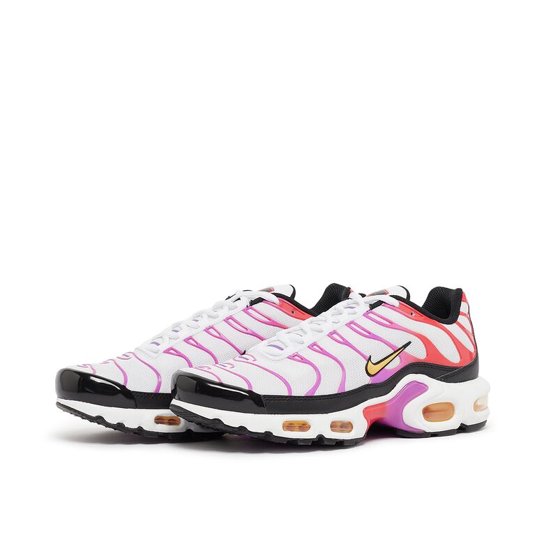 NIKE Wmns Air Max Plus white/citron pulse-black-red