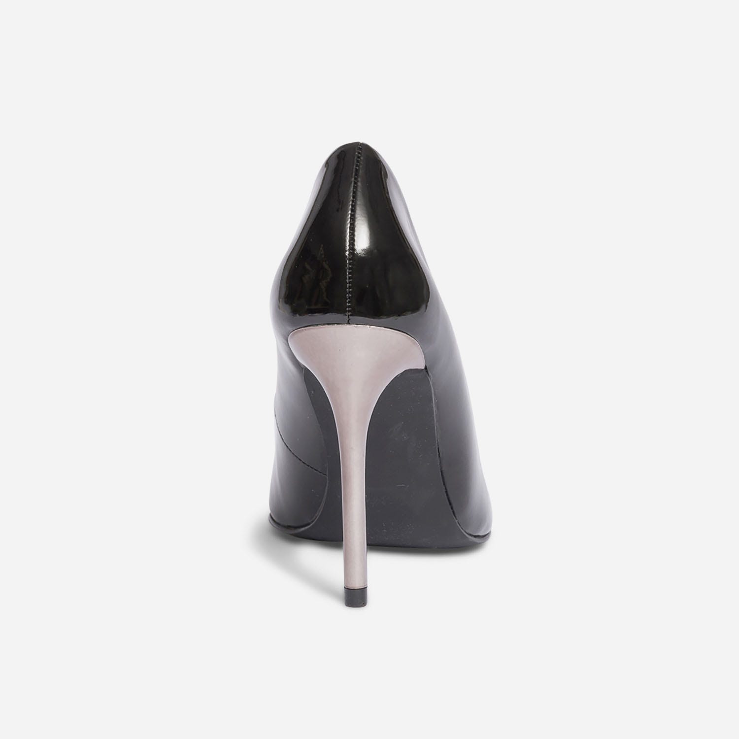 Stiletto TEXTO noir verni à talon miroir