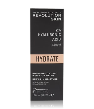 REVOLUTION SKINCARE Plumping & Hydrating Serum 2% Hyaluronic Acid Gesichtsserum-30 ml