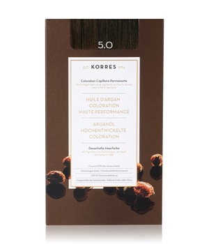 KORRES Arganöl Hochentwickelte Haarcoloration Light Brown / Hellbraun 5.0 Haarfarbe-1 Stk