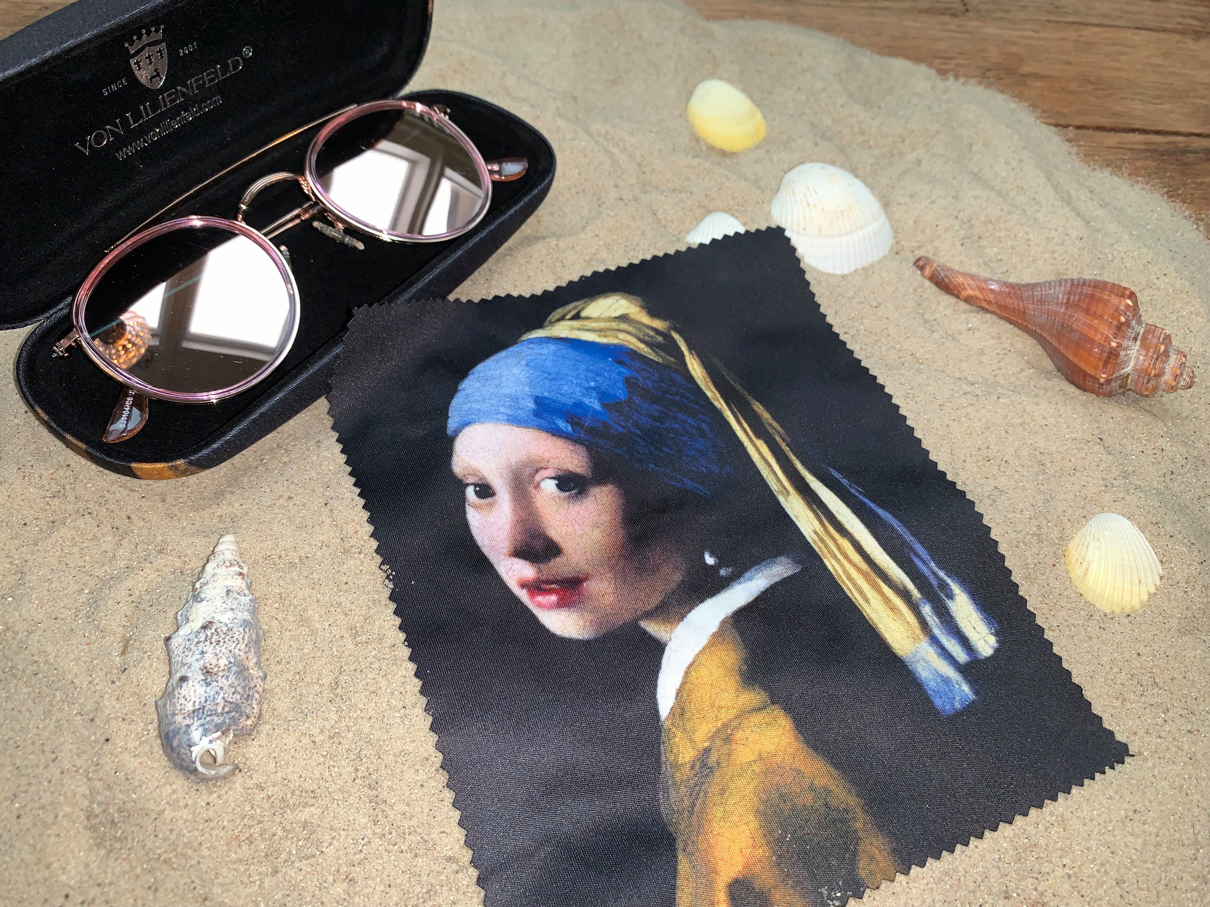 von Lilienfeld Brillenetui Brillenetui Jan Vermeer: Das Mädchen mit dem Perlenohrring Brillenbox, stabiles mit Mikrofaser bezogenes Hardcase